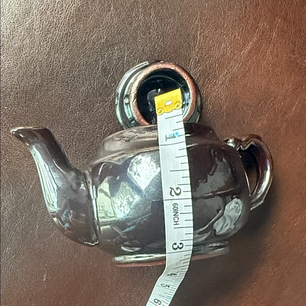 Elegant Brown Ceramic Teapot